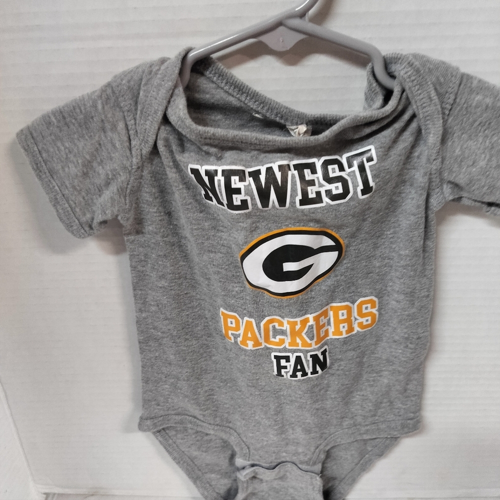 NFL Gray Packers Newest Fan Bodysuit
